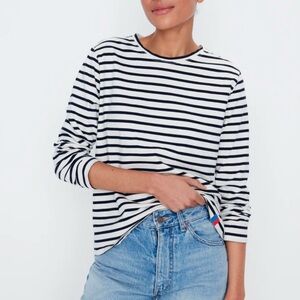 KULE Modern Long in Cream/Navy